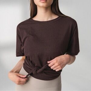 Balance Athletica (now Vitality) Crystal Tee in Obsidian